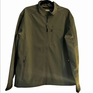 Red Head Brand Co Soft Shell Large Fleece Lined Green Jacket